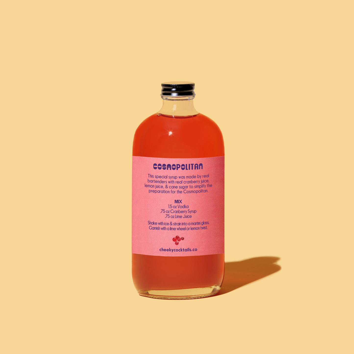 Cheeky Cranberry Syrup 16oz