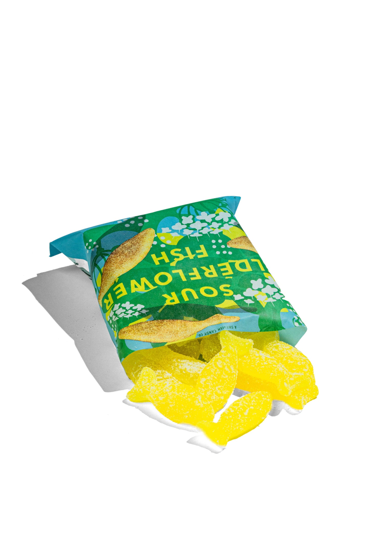 Bon Bon Sour Elderflower Fish - Swedish Candy 5.2oz (150g)
