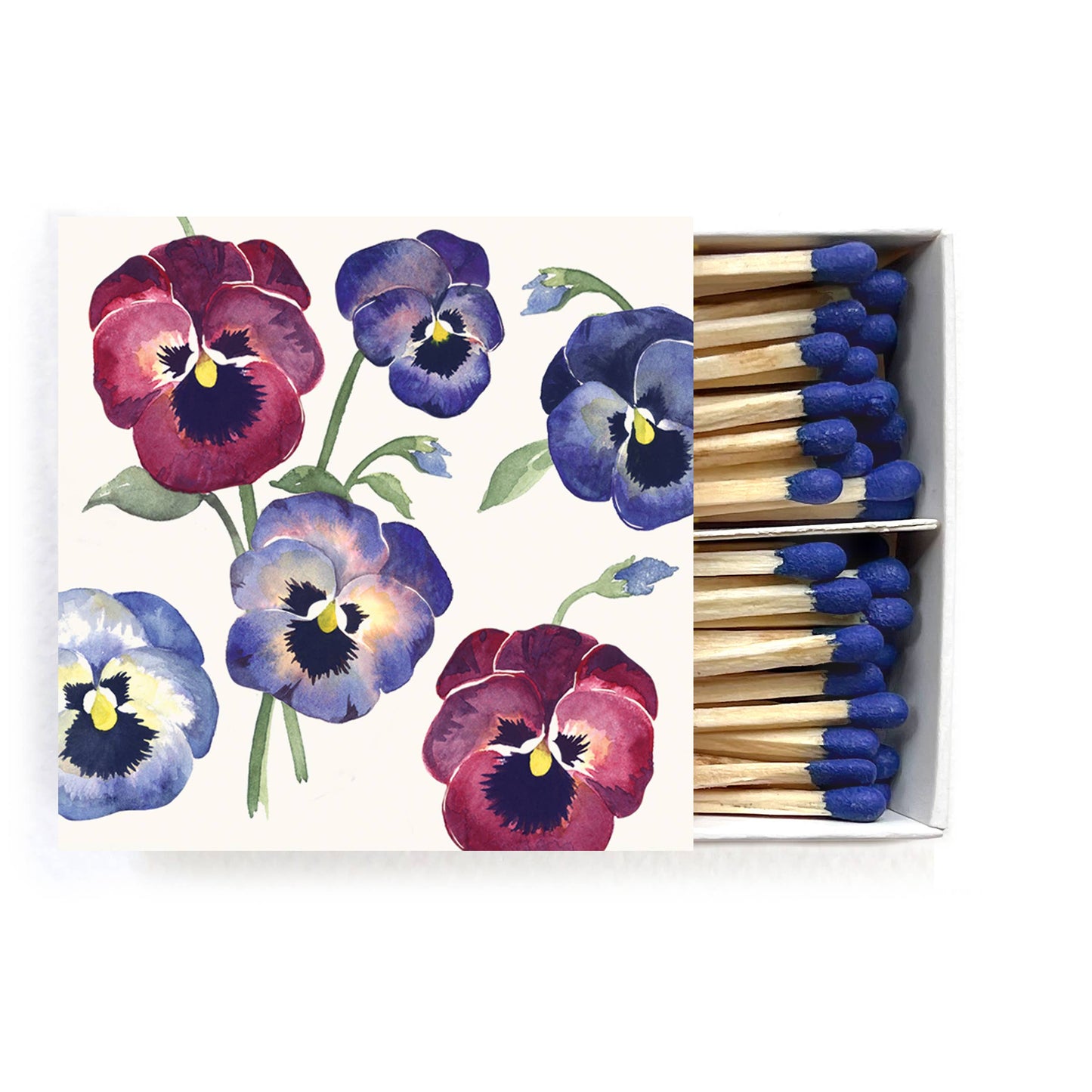 Pansy Floral Matches | Celebration Birthday Candle Matches