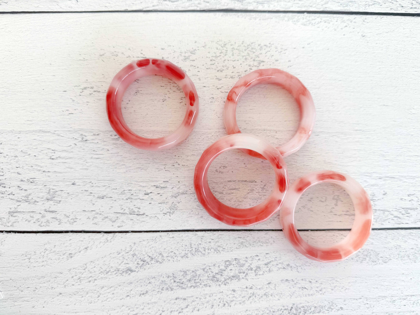 Sherbet Napkin Rings, set of four