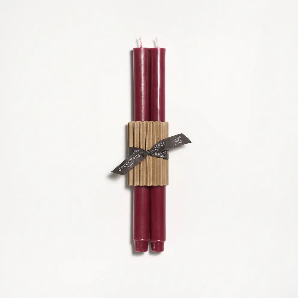 12" Church Taper Handmade Beeswax Candles