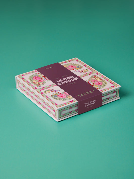 Wild Violet Caramels, Pink Floral Gift Box 6oz