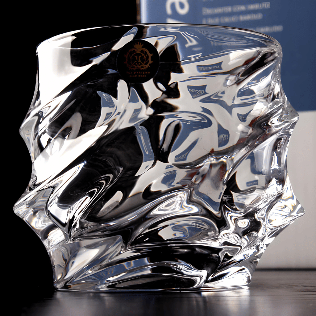 Set of 4 Storm Japanese Crystal Whisky Glass