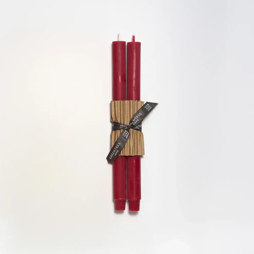 12" Church Taper Handmade Beeswax Candles