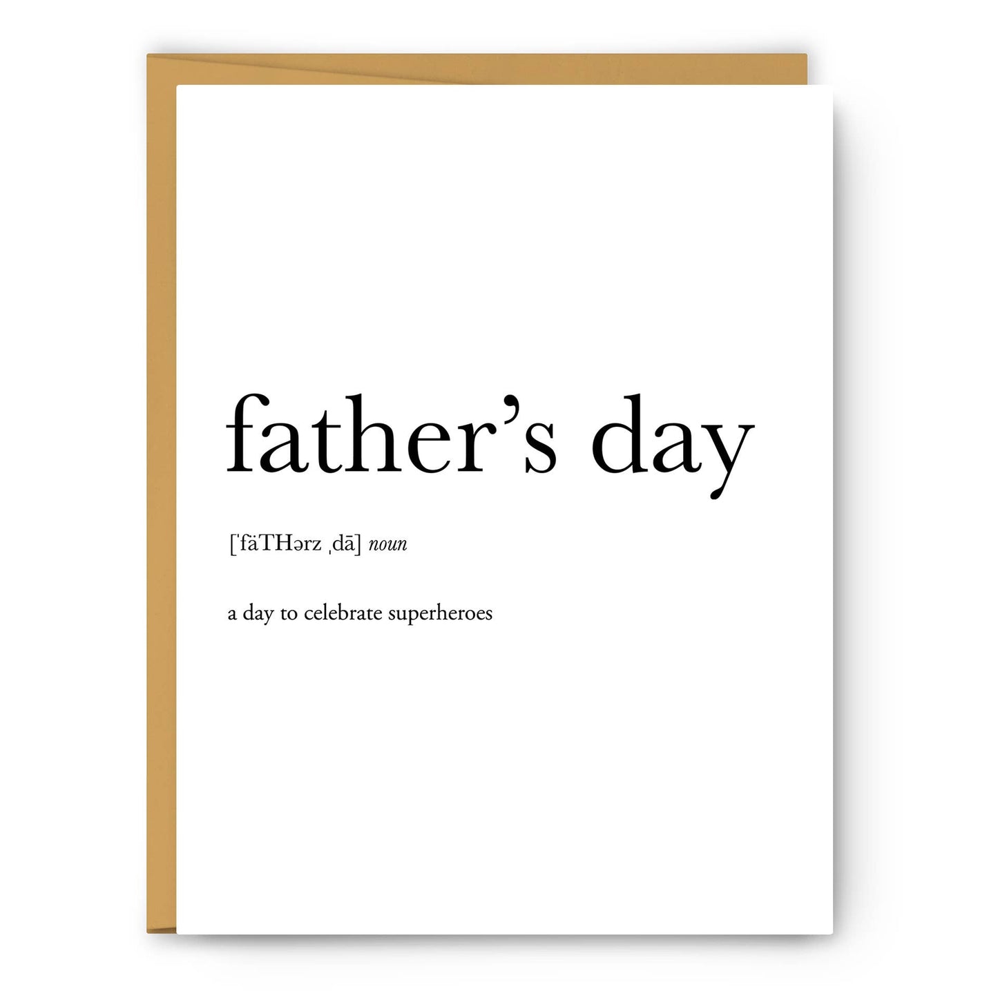 Father's Day Definition - Father's Day Card
