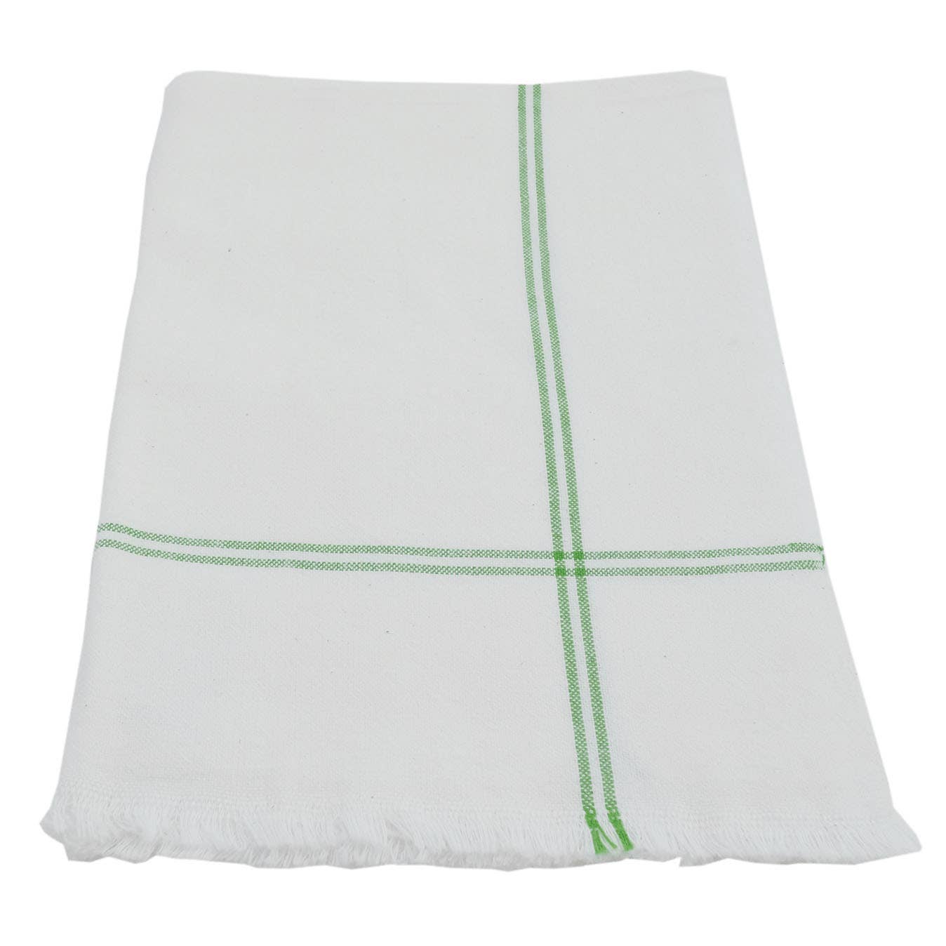 Green Classic Stripe Oversized Napkin