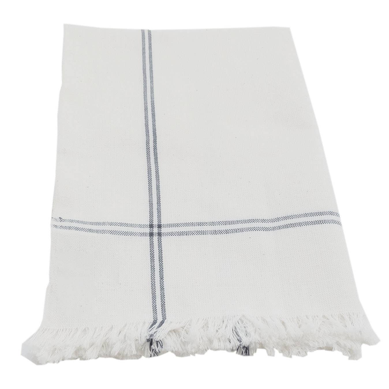 Slate Classic Stripe Dinner Napkin