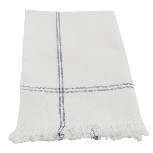 Slate Classic Stripe Dinner Napkin