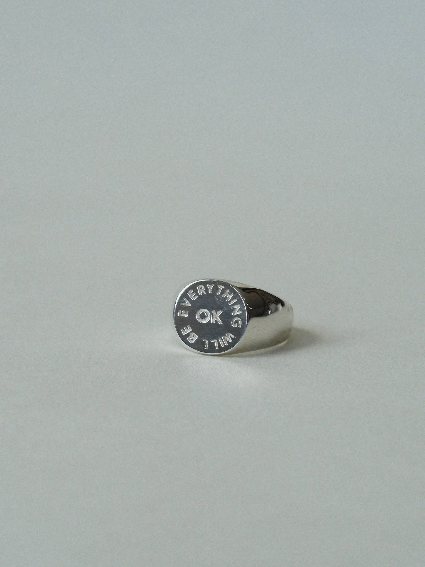 Everything Will Be OK Signet Ring