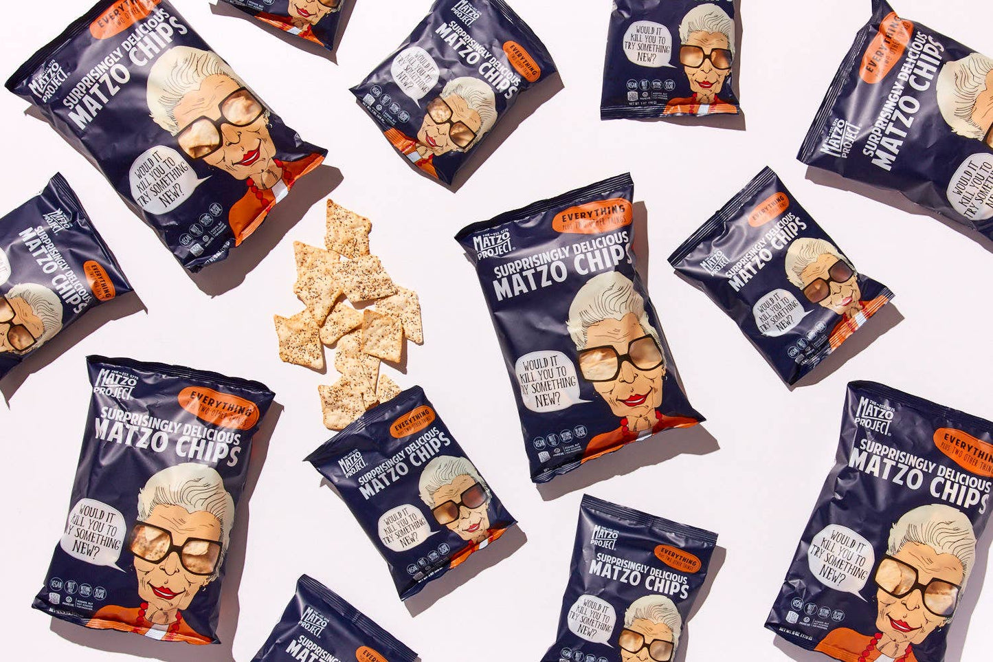 Large Bag of Everything Matzo Chips