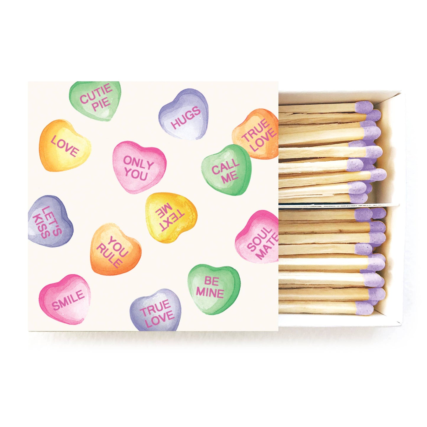 Candy Heart Matches | Celebration Candle Matches