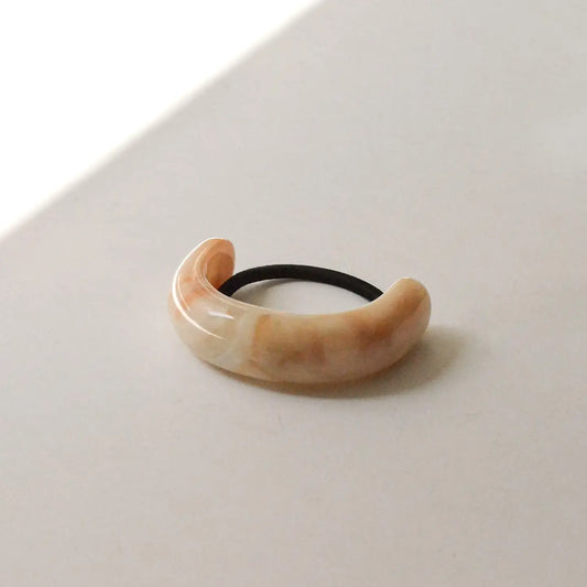 Wide Arch Acrylic Ponytail Hair Tie