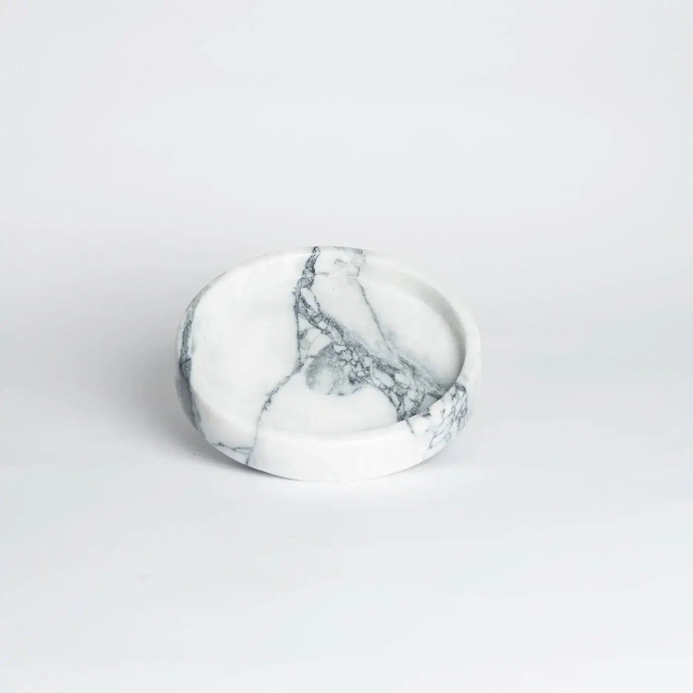 POURED NY-White Marble Cloche + Stone