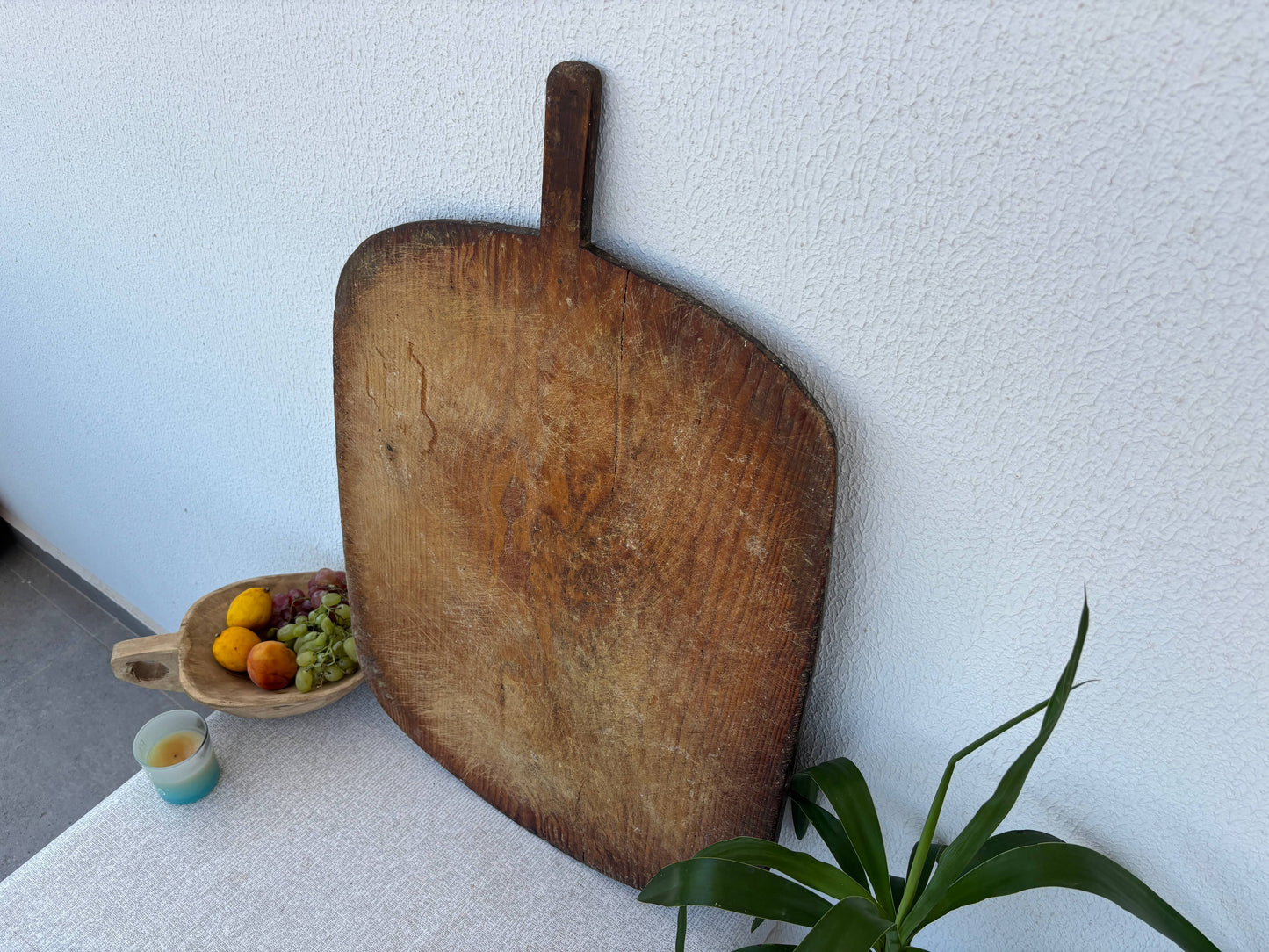 Antique Turkish Bread Paddle | Handmade Wood Board