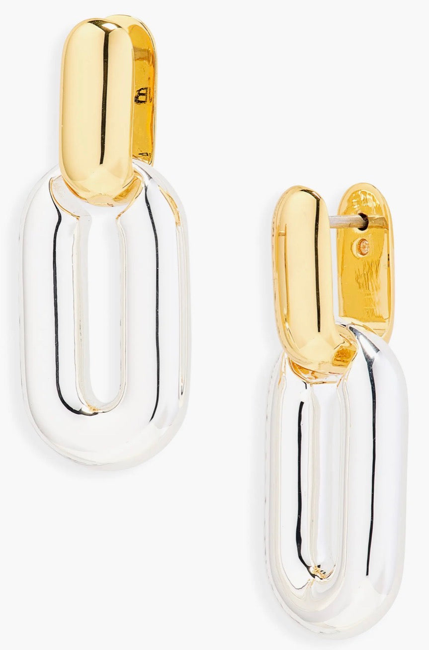 Puffy Detachable Link Earrings