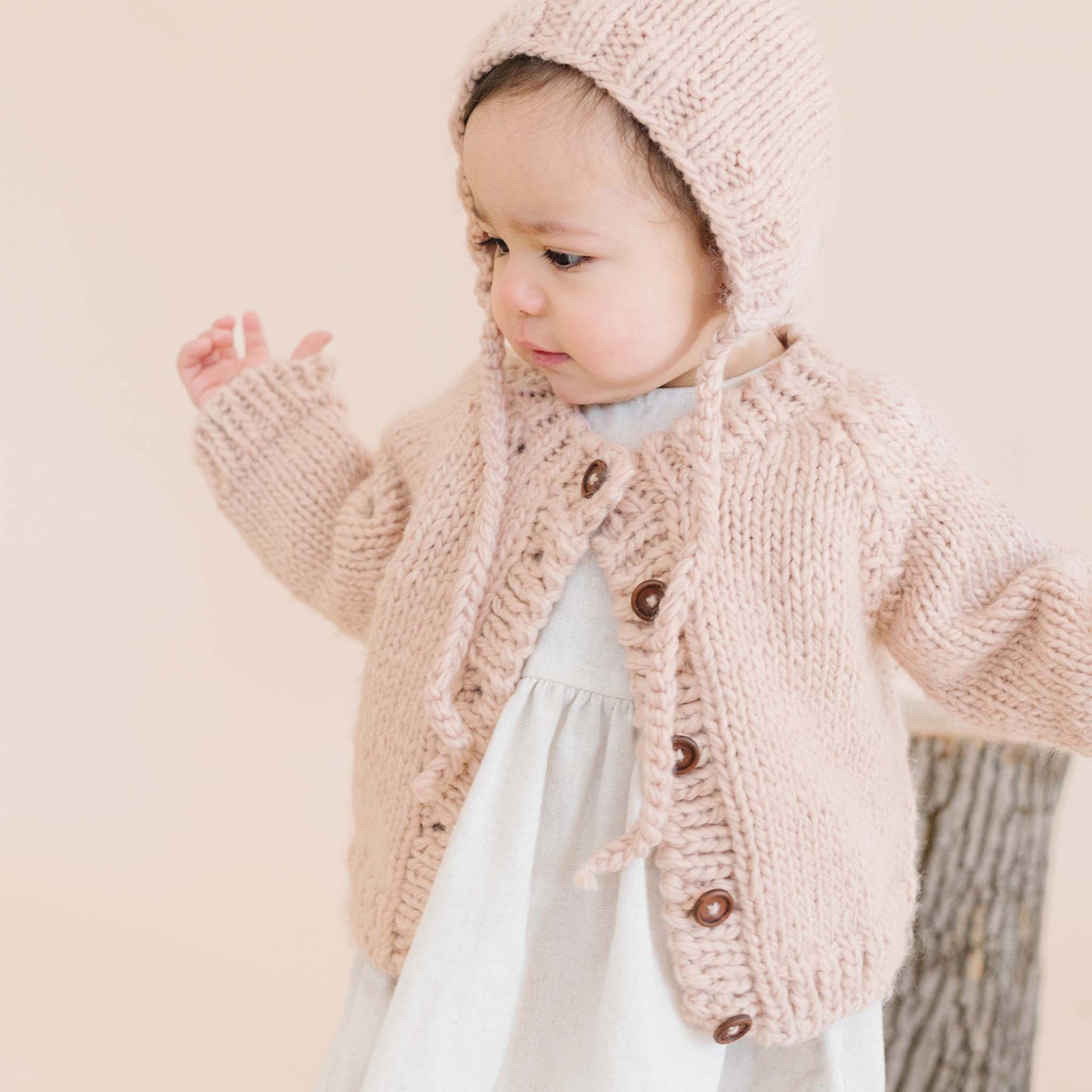 Classic Cardigan Blush Baby Kid Easter Spring Sweater Winter