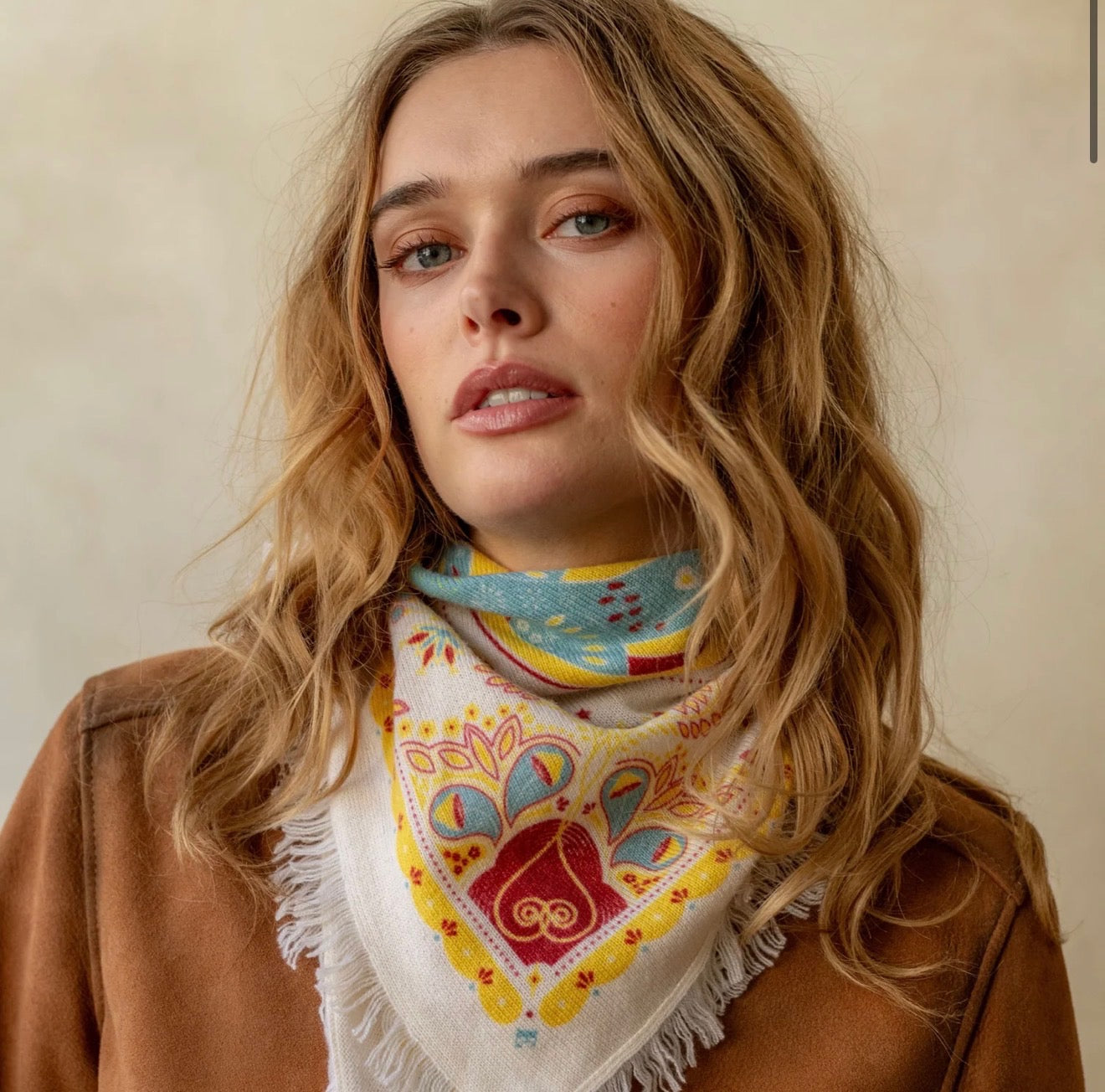 Freya Cashmere Sweater Scarf