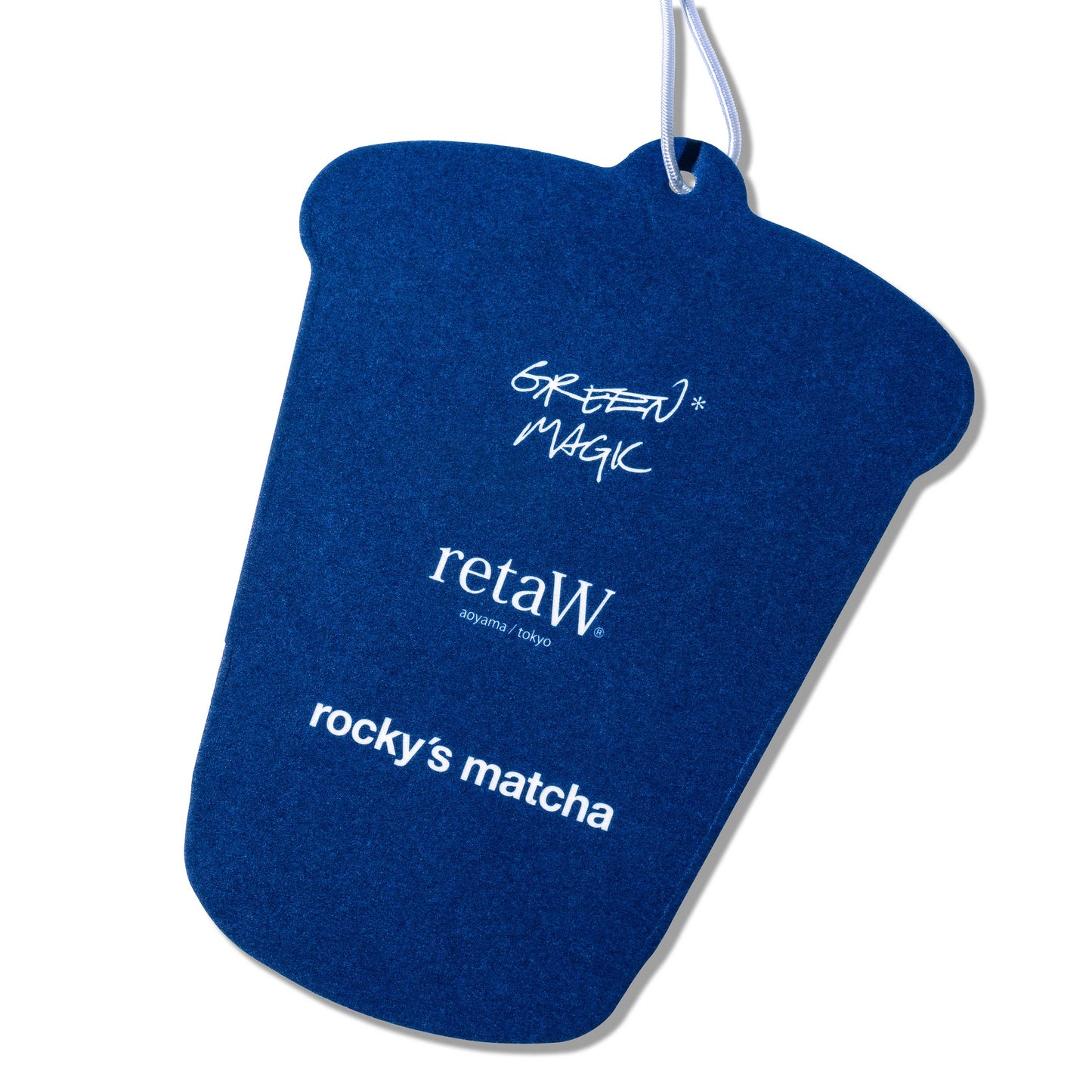 Rocky's matcha & retaW "Green Magic" Car Tag