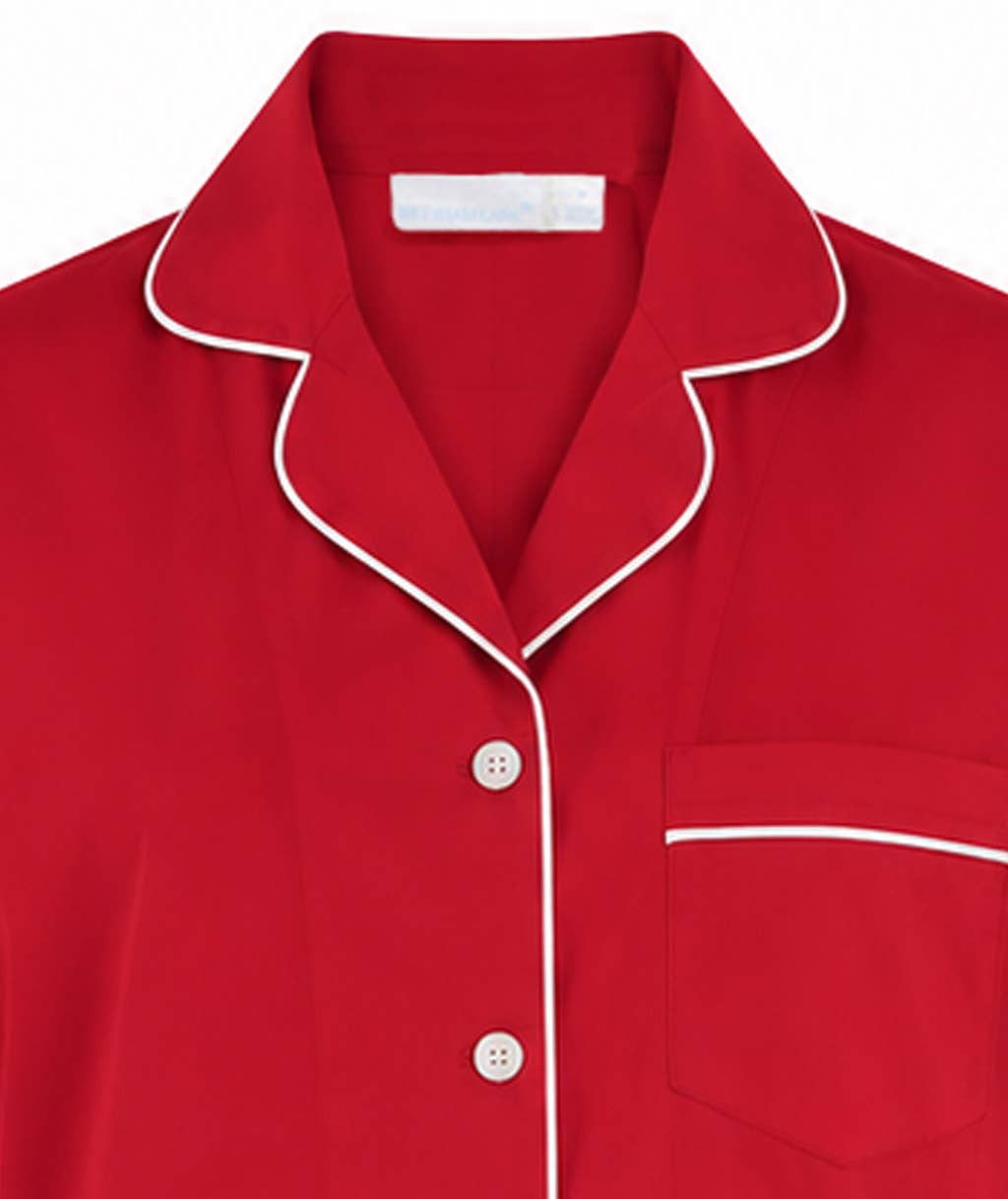 Red Flannel Long Sleeve Pajamas