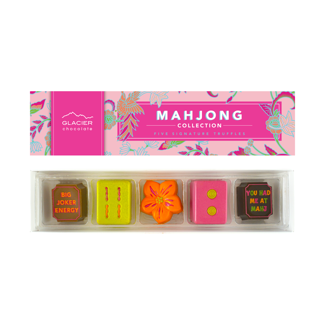 Mahjong Chocolate Box – 5-Piece Gourmet Truffle Collection