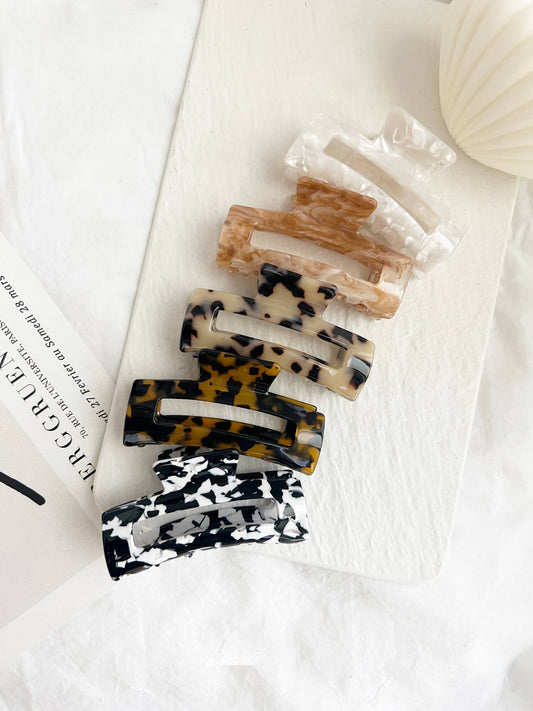 Assorted Acetate Regular Size Hair Clip (ALLIE-ASSORTED2)