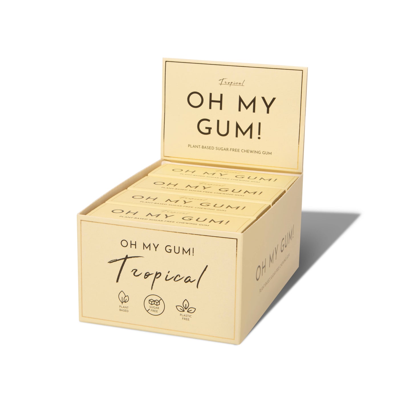 Tropical Chewing Gum - Plastic-free | Sugar-free | Aspartame-free