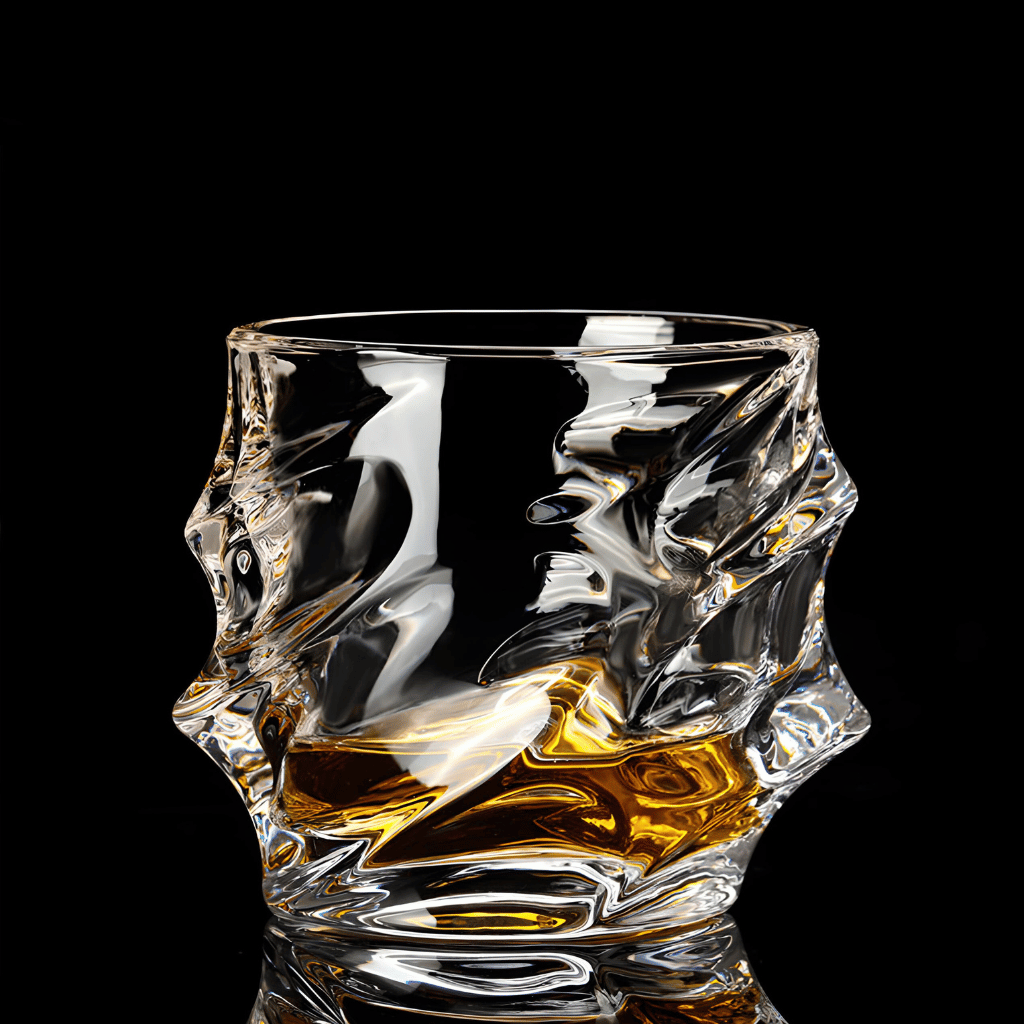 Set of 4 Storm Japanese Crystal Whisky Glass