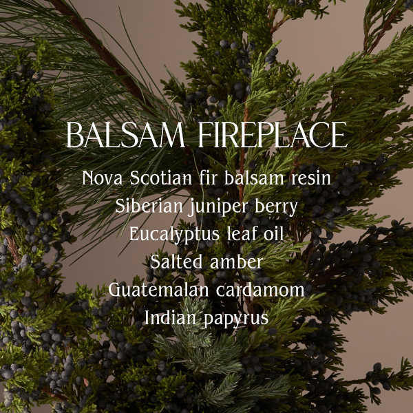 Holiday Limited Edition Balsam Fireplace Candle