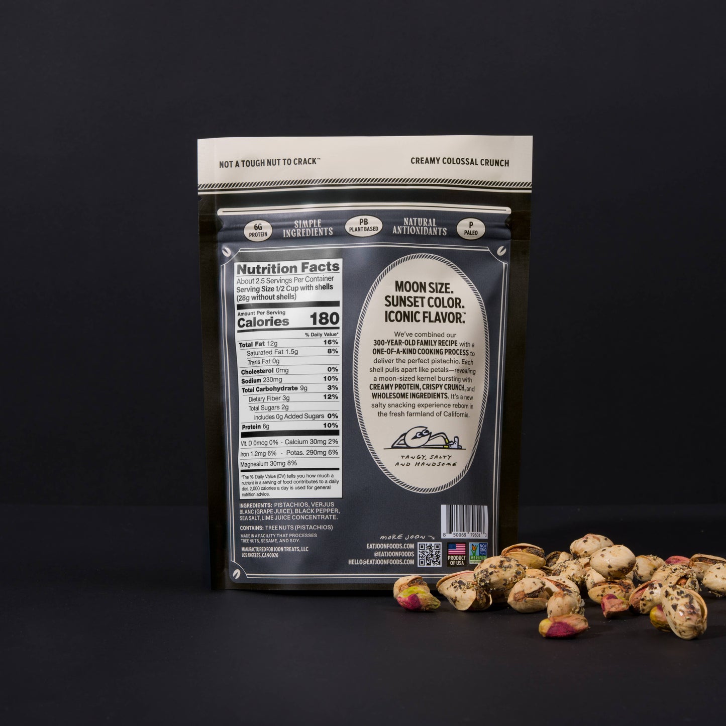 Joon Salt and Pepper Pistachios | Pistachio Gourmet Snacks