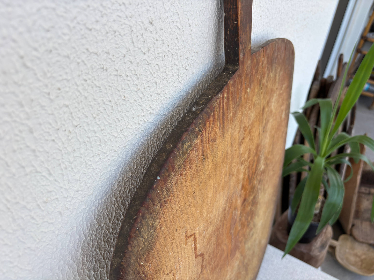 Antique Turkish Bread Paddle | Handmade Wood Board