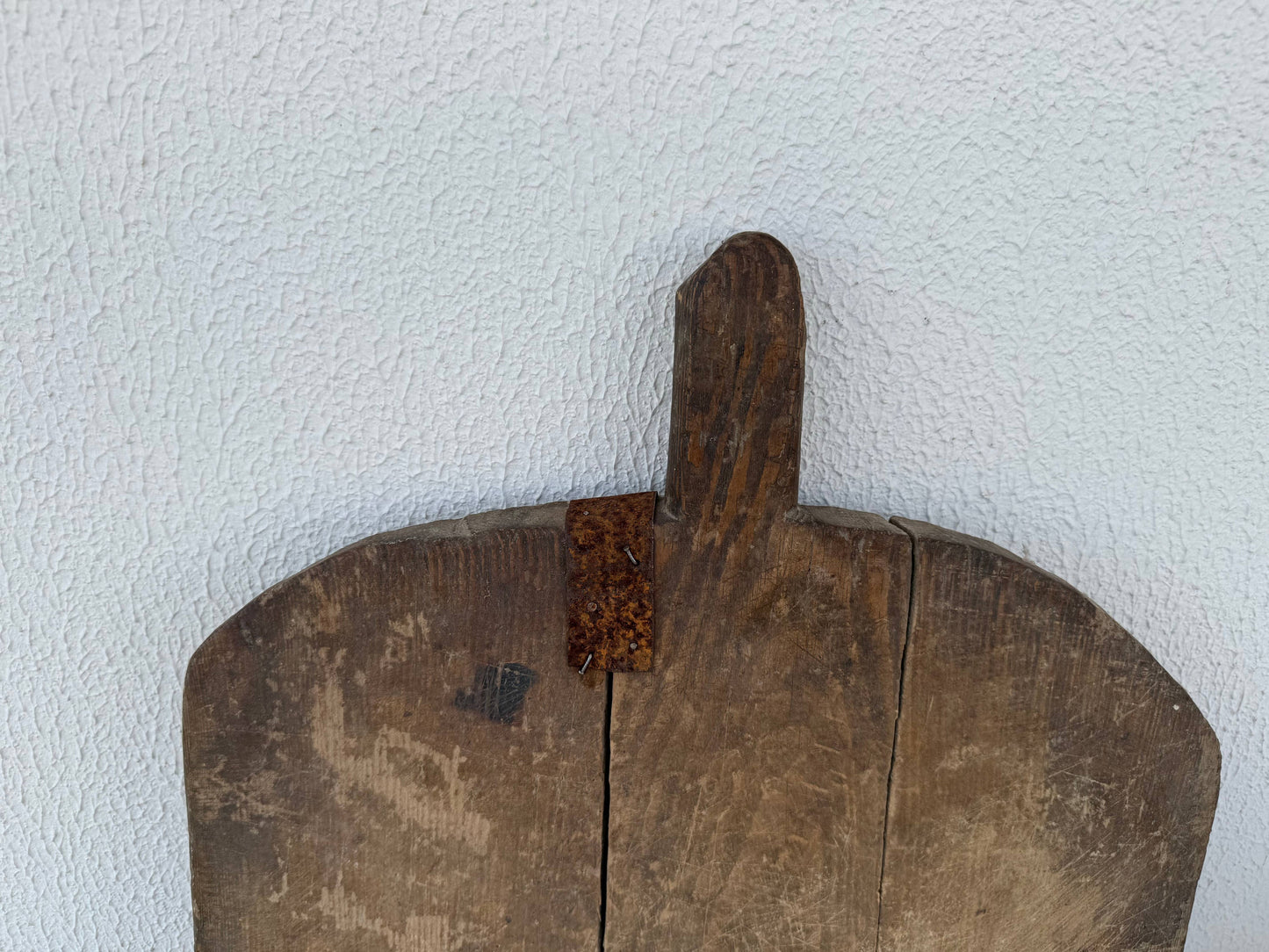 Vintage Turkish Wooden Bread Board | Handmade Cutting Paddle