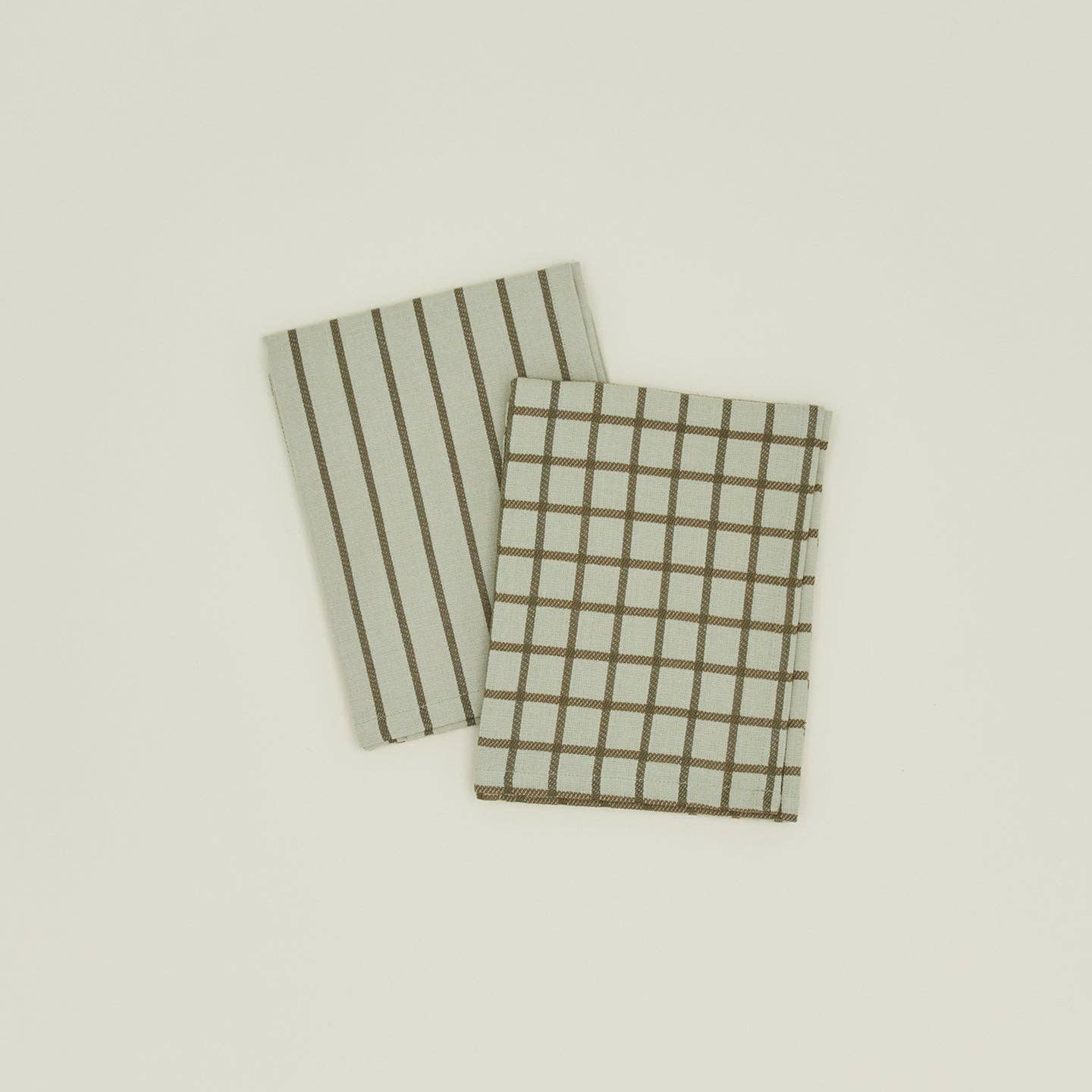ESSENTIAL YARN DYED DISH TOWEL - SET OF 2