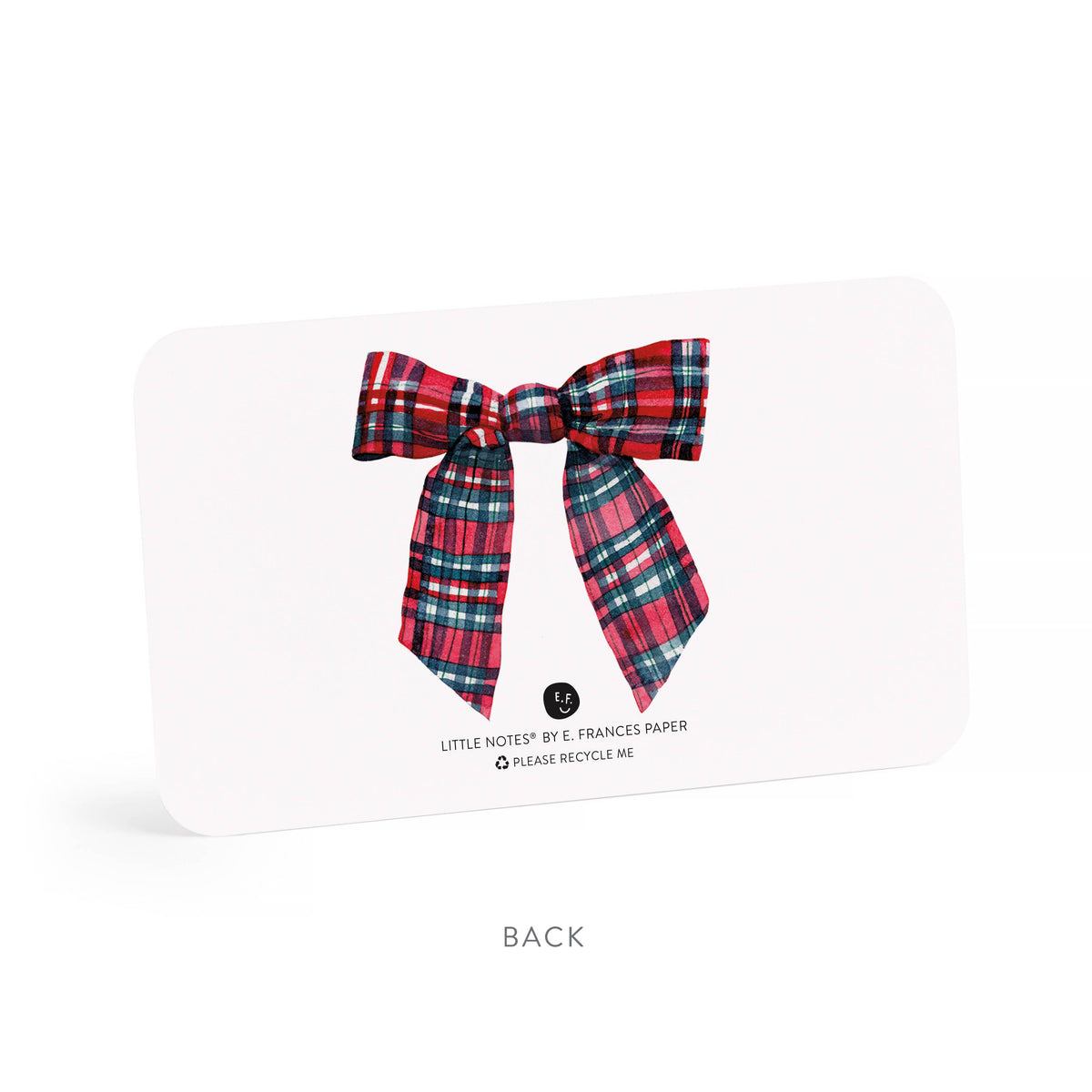 Plaid Bow Little Notes® – Mini Notecard Pack, Set of 55