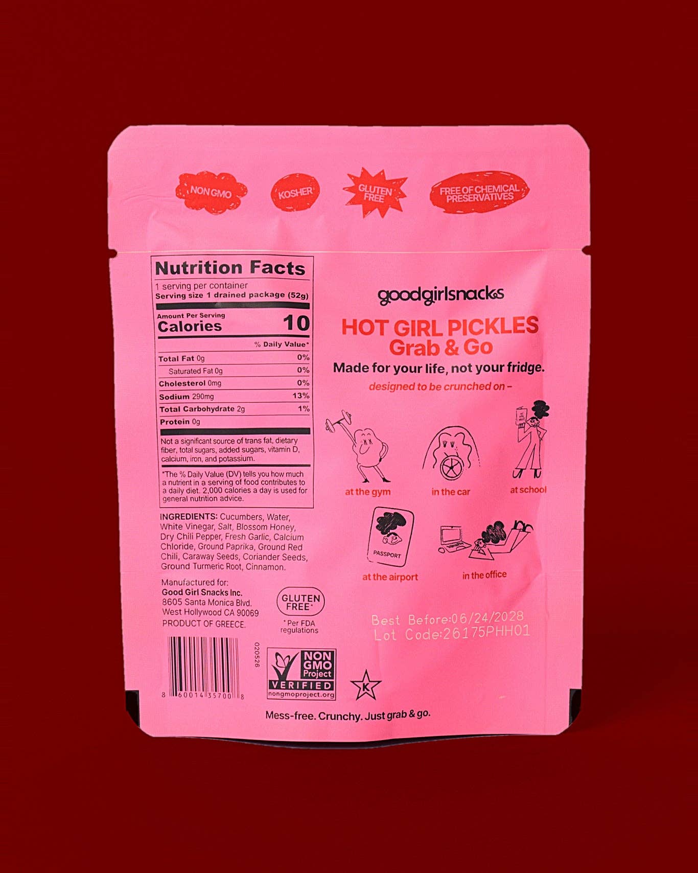 Grab & Go - Honey Harissa (12x 2.2 oz Pouches)