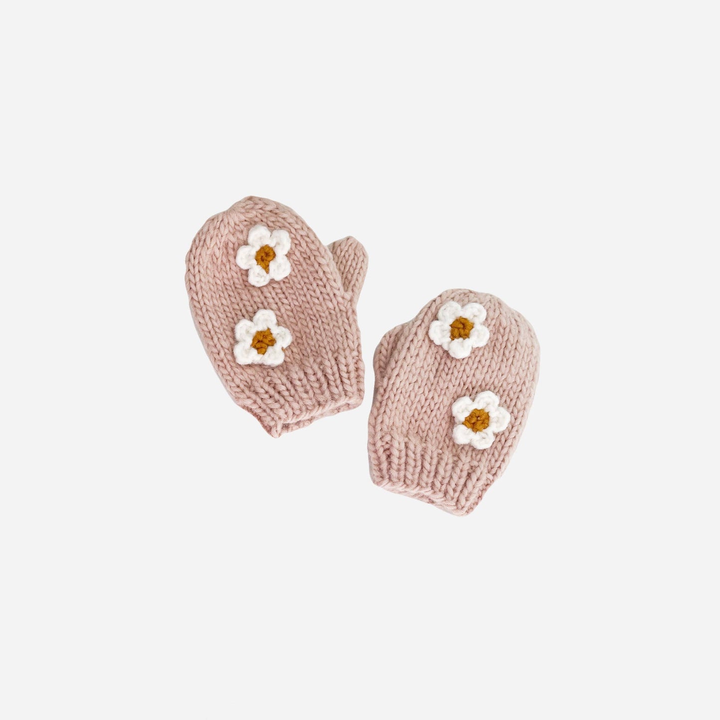 Flower Mittens, Blush | Kids and Baby Mitts