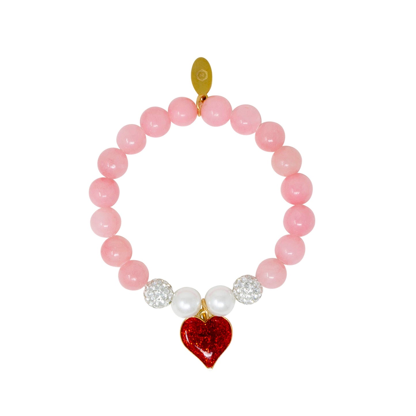 Fancy Pink Hearts  Bracelet Tower
