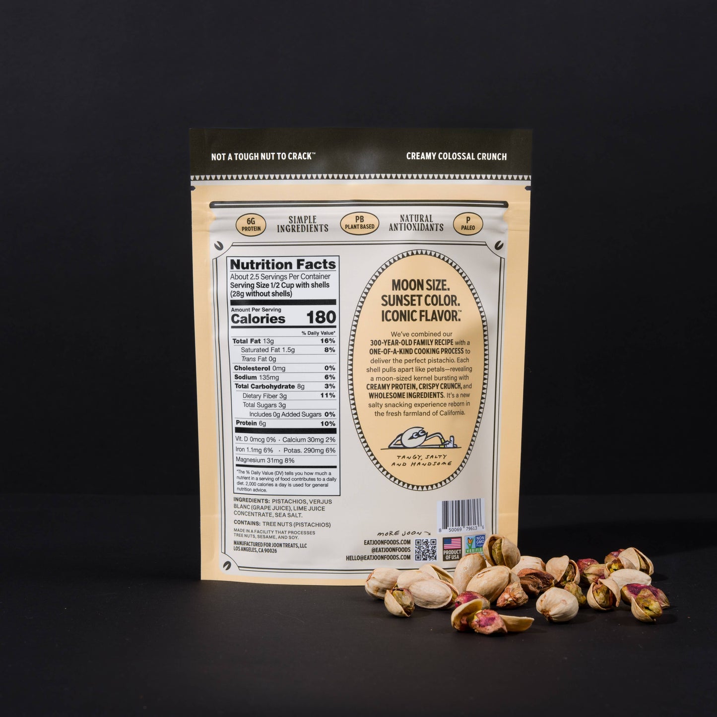 Joon Original Salted Pistachios | Pistachio Gourmet Snacks