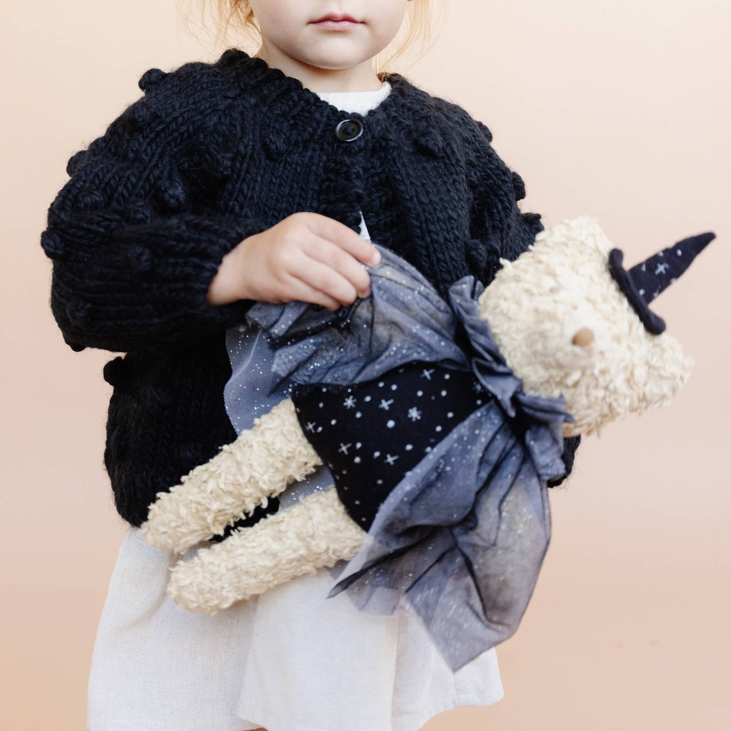 Popcorn Cardigan Black Kids Baby Clothing Holiday