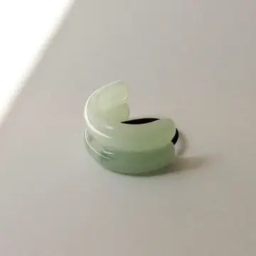 Wide Double Arch Acrylic Ponytail Hair Tie
