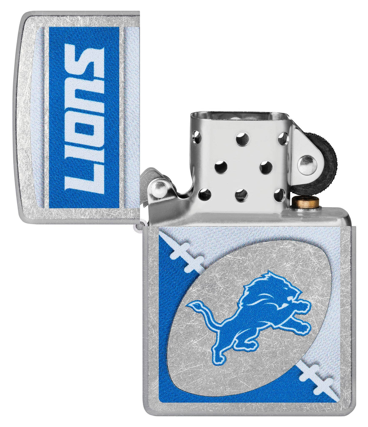 Zippo NFL Detroit Lions Street Chrome Windproof Lighter