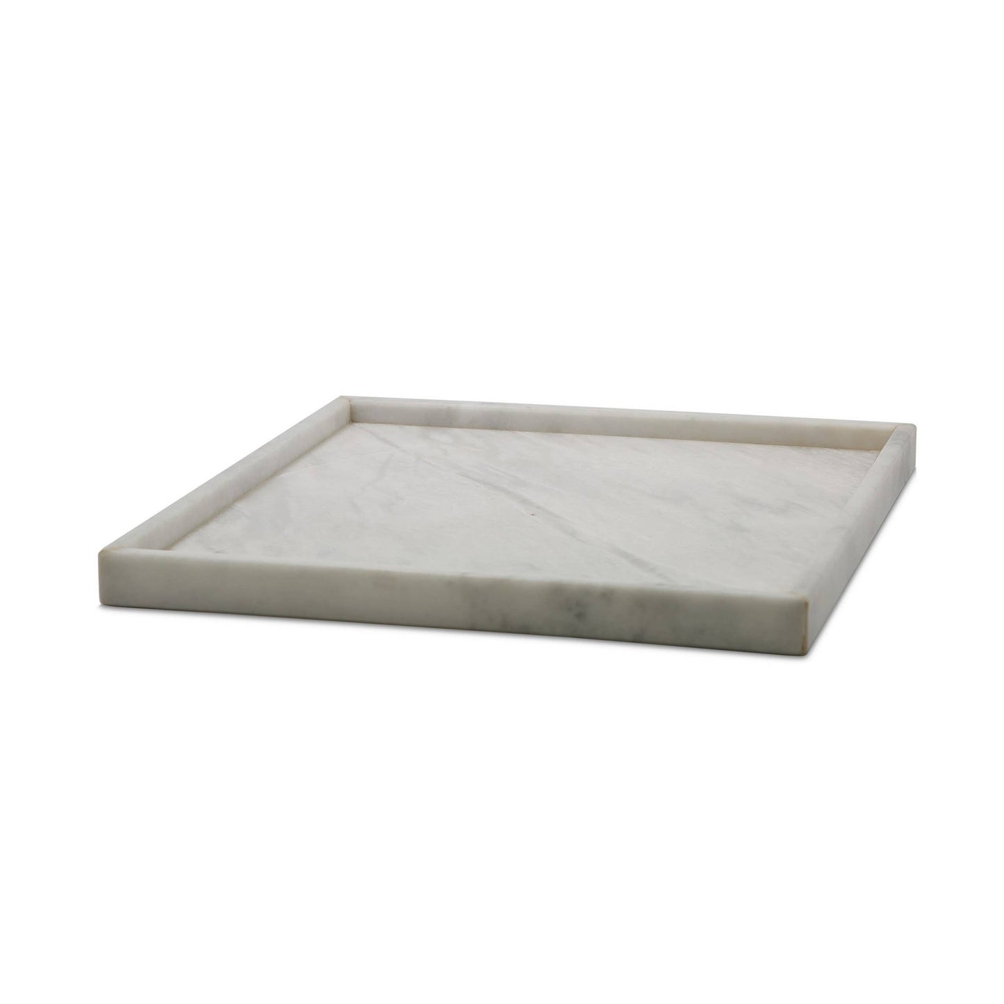 Ambrosia Collection Pearl White Marble 14" Honed Finish Sq