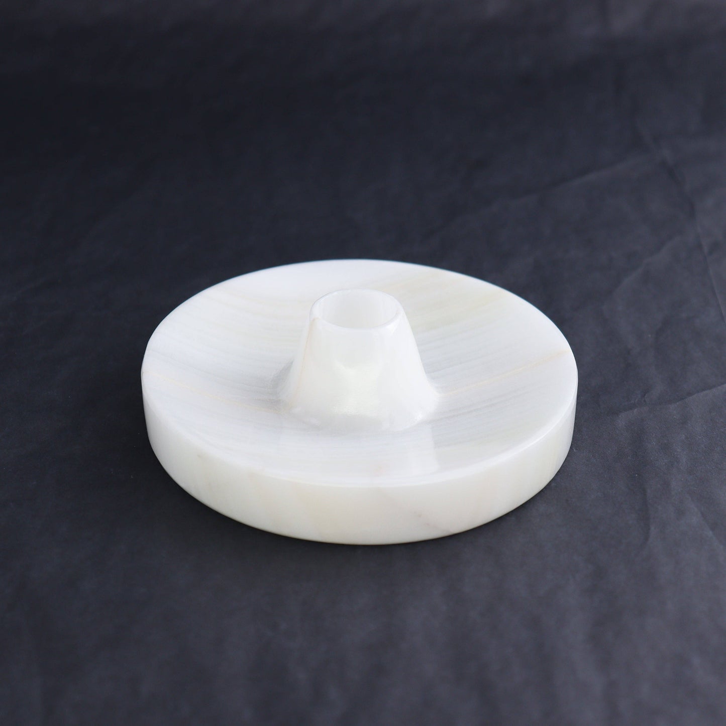 One White Onyx Palo Santo and Incense Holder