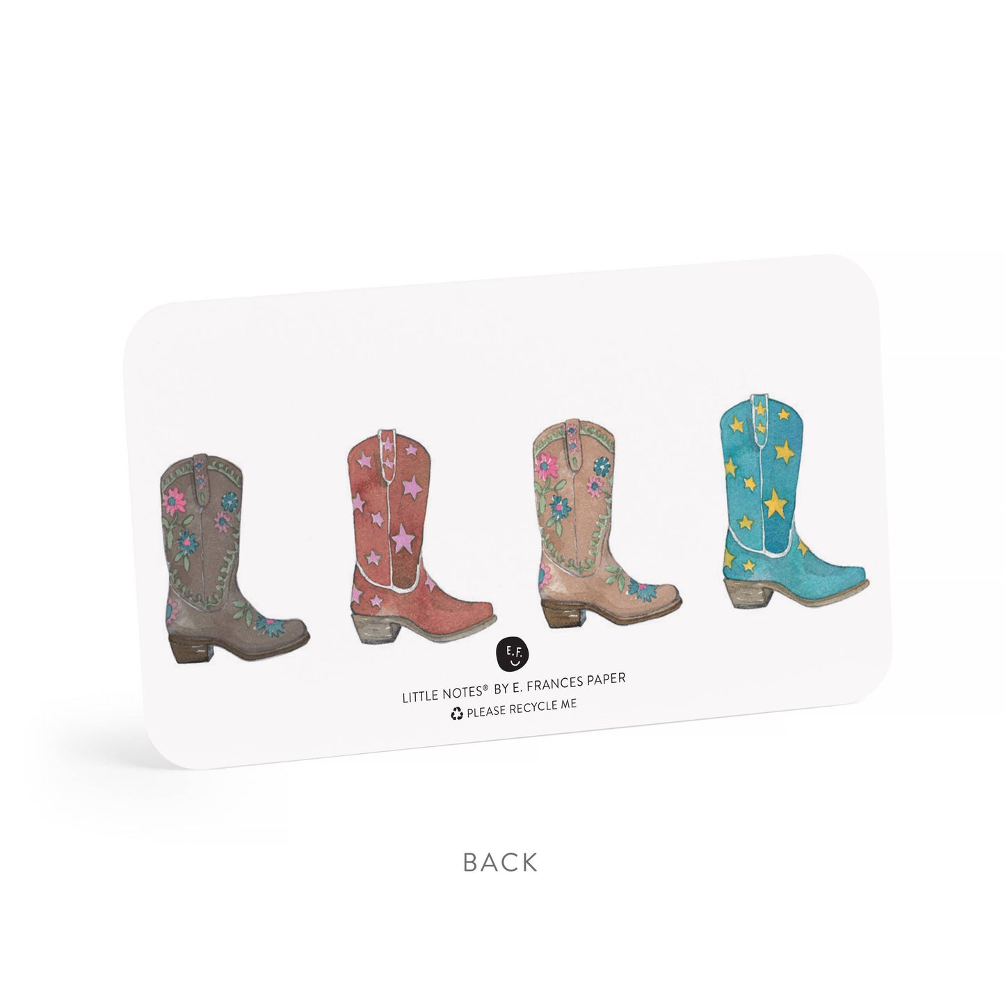Cowboy Boot Little Notes® NEW 55 Count