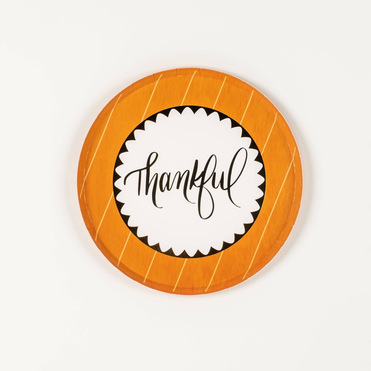 HAR25 Harvest Thankful Dessert Plates