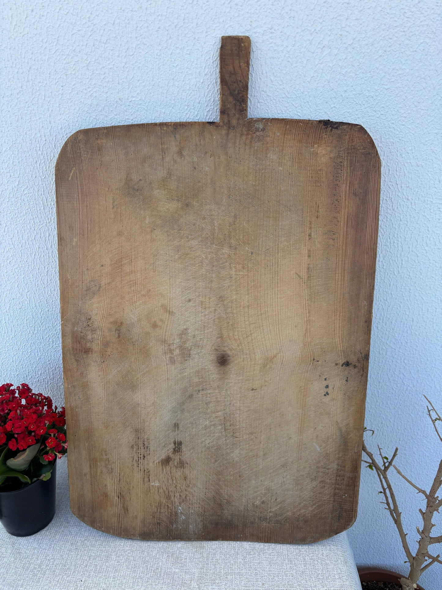 Old Anatolian Wooden Board – Handmade Turkish Cutting Board