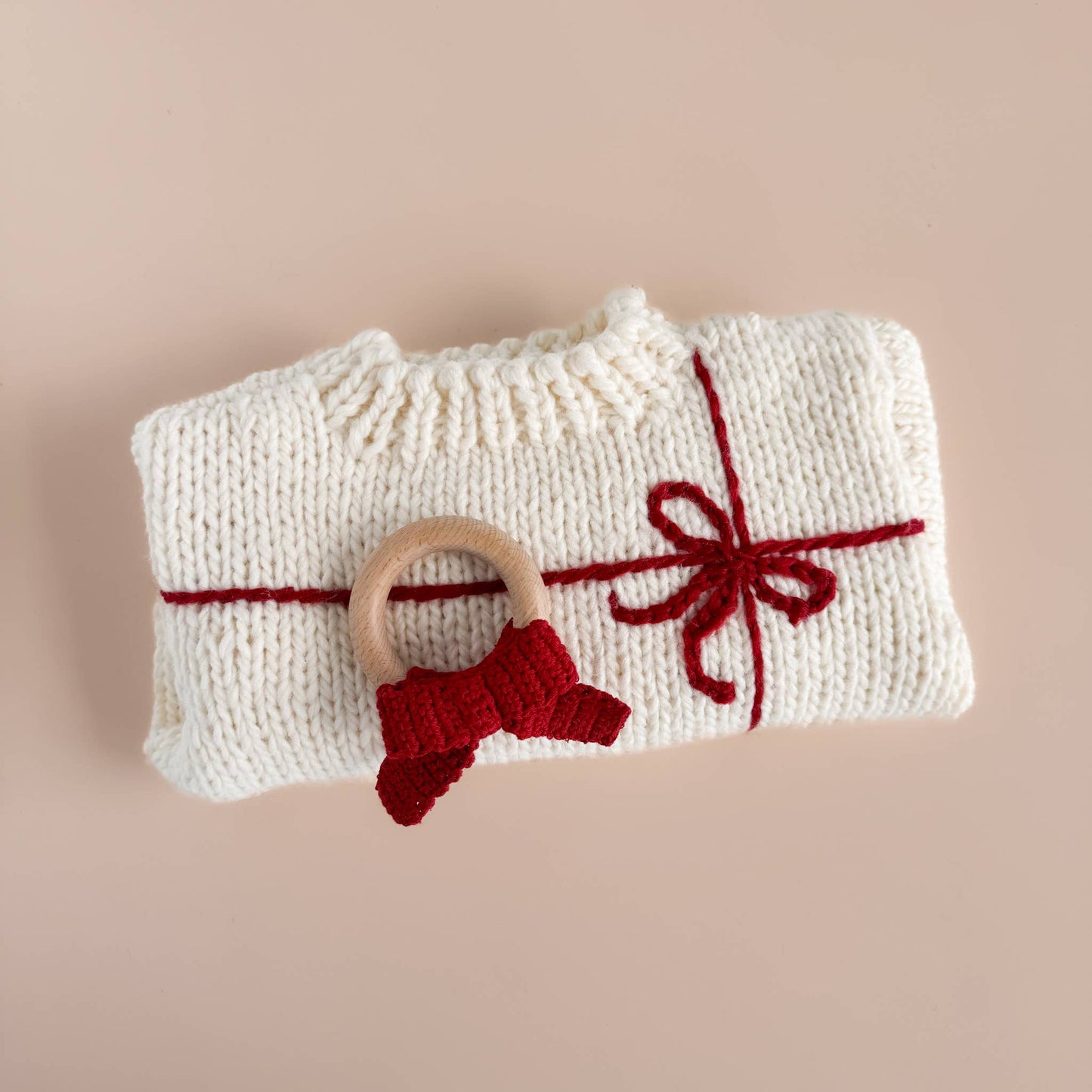Present Sweater Kid Baby Holiday Christmas Bow Gift Matching
