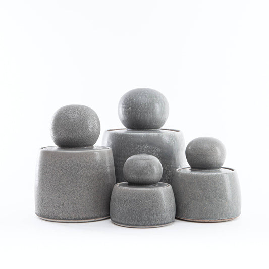 Pewter Stash Jars