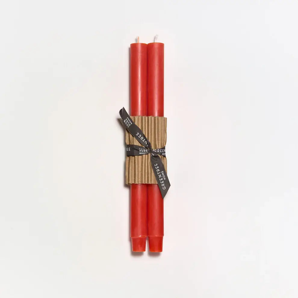12" Church Taper Handmade Beeswax Candles