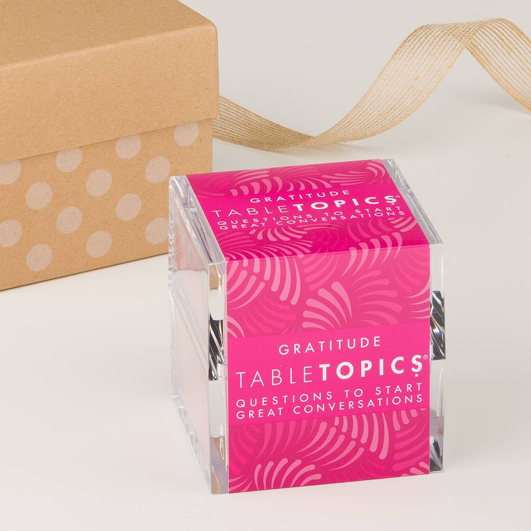 TABLETOPICS GRATITUDE - Conversation Starter Question Cards