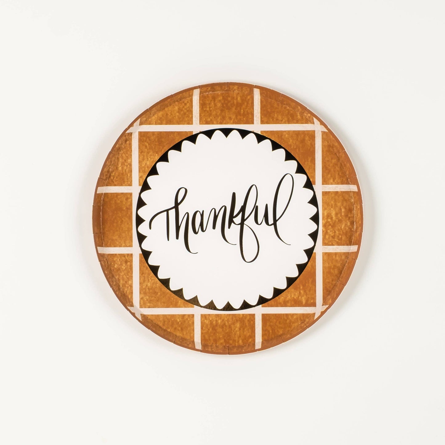 HAR25 Harvest Thankful Dessert Plates